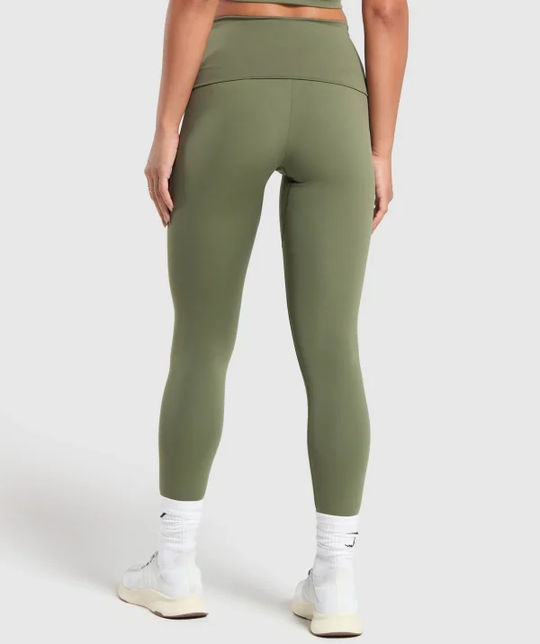 Gymshark Leggings*Everyday Foldover Leggings CoreOlive