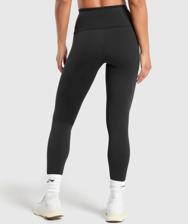 Gymshark Leggings*Everyday Foldover Leggings Black