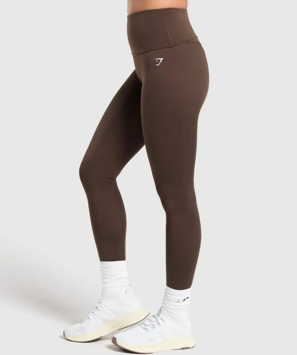 Gymshark Leggings*Everyday Foldover Leggings ArchiveBrown