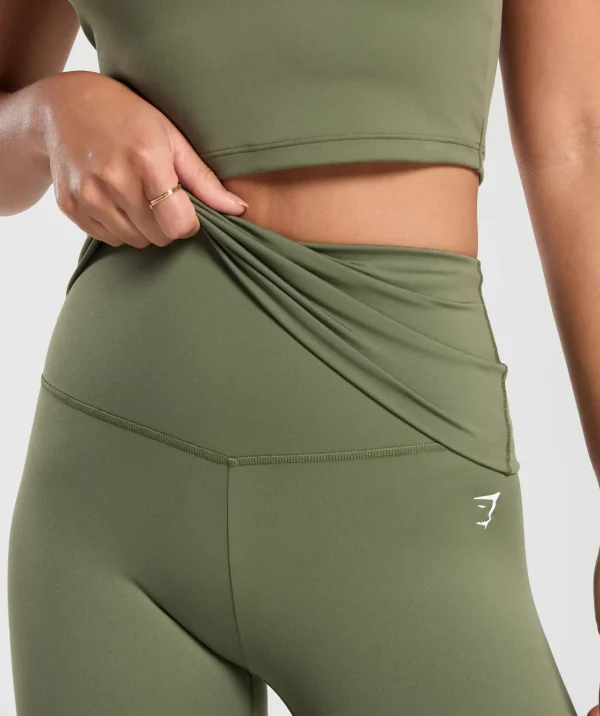 Gymshark Leggings*Everyday Foldover Leggings CoreOlive