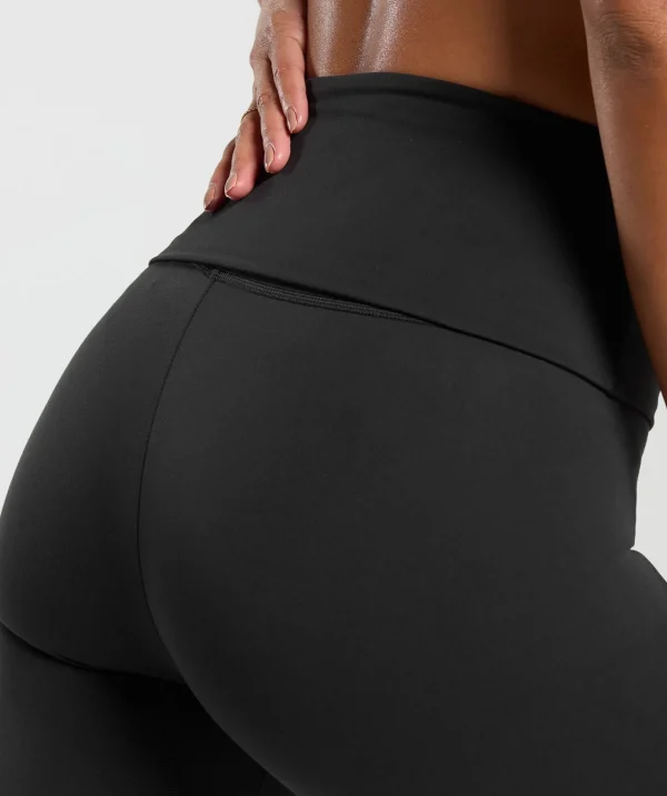 Gymshark Leggings*Everyday Foldover Leggings Black