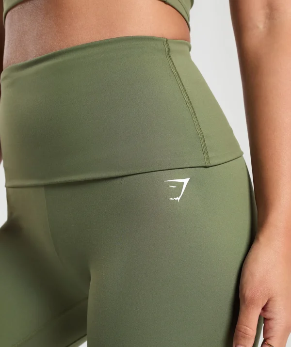 Gymshark Leggings*Everyday Foldover Leggings CoreOlive