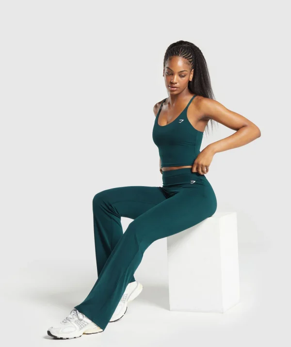 Gymshark Leggings | High-waisted Leggings*Everyday Regular Flared Leggings StrongTeal