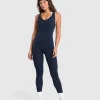 Gymshark Bodysuits*Everyday Seamless All in One Navy