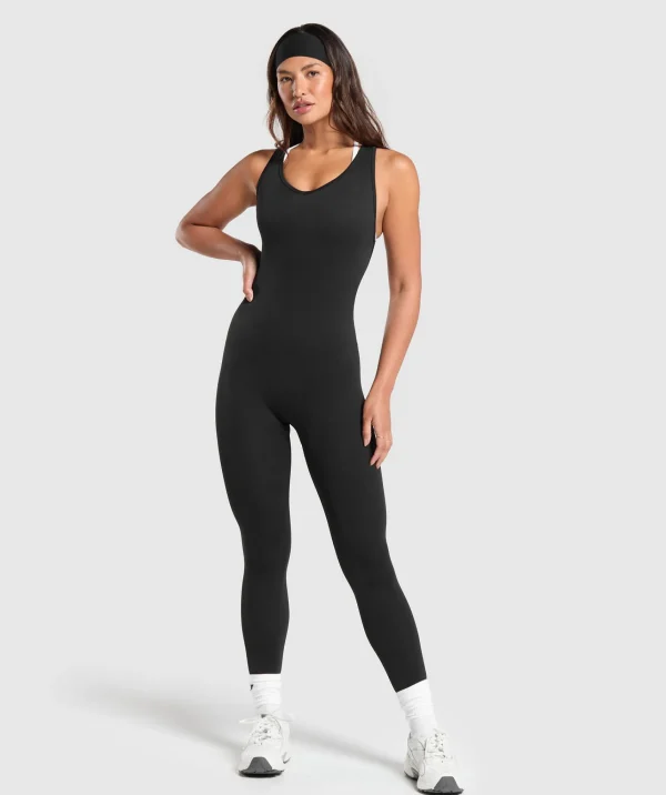 Gymshark Bodysuits*Everyday Seamless All in One Black