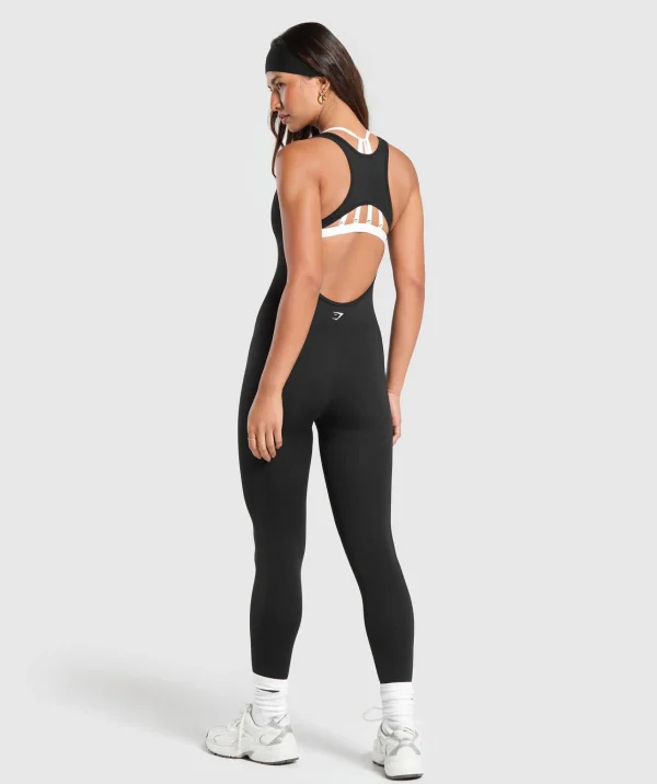 Gymshark Bodysuits*Everyday Seamless All in One Black