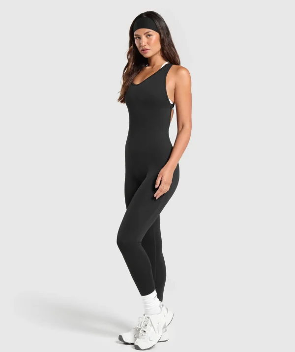 Gymshark Bodysuits*Everyday Seamless All in One Black