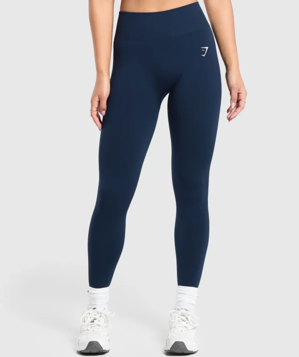 Gymshark Modest Workout Clothes & Hijabs | Leggings*Everyday Seamless Leggings Blue