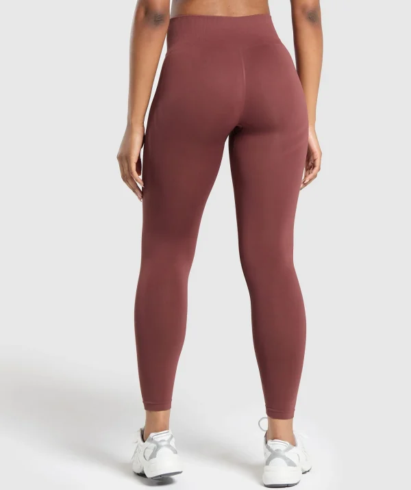 Gymshark Modest Workout Clothes & Hijabs | Leggings*Everyday Seamless Leggings BurgundyBrown