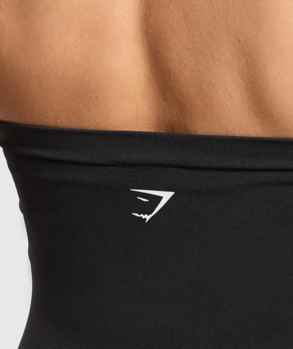 Gymshark Crop Tops | T-shirts & Tops*Everyday Seamless Midi Tube Top Black