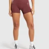 Gymshark Shorts*Everyday Seamless Shorts BurgundyBrown