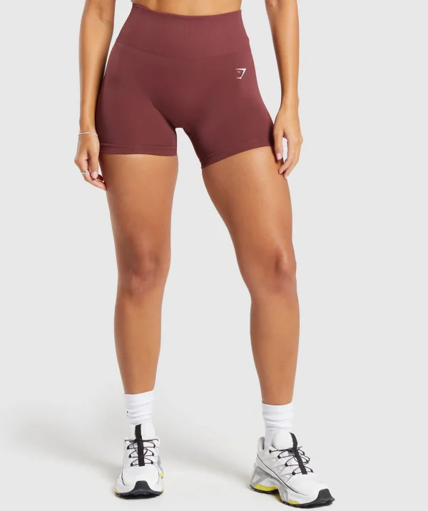 Gymshark Shorts*Everyday Seamless Shorts BurgundyBrown