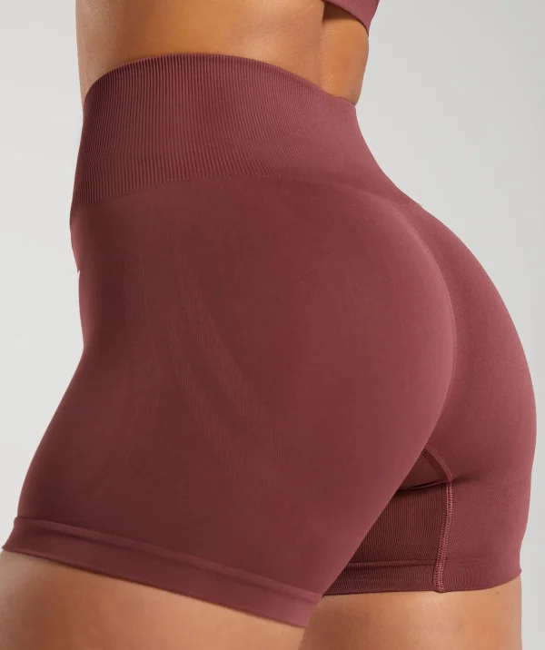 Gymshark Shorts*Everyday Seamless Shorts BurgundyBrown