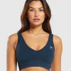 Gymshark Sports Bras*Everyday Seamless Sports Bra Navy