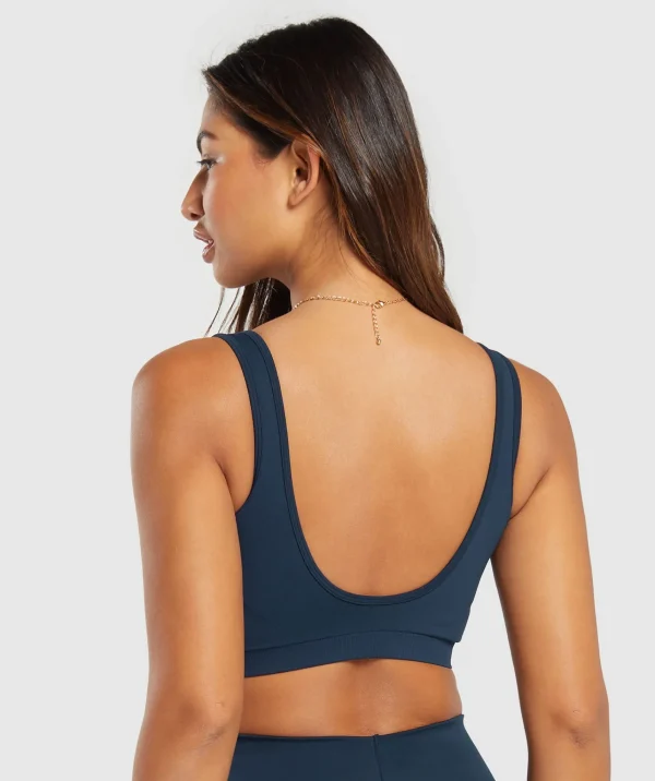 Gymshark Sports Bras*Everyday Seamless Sports Bra Navy