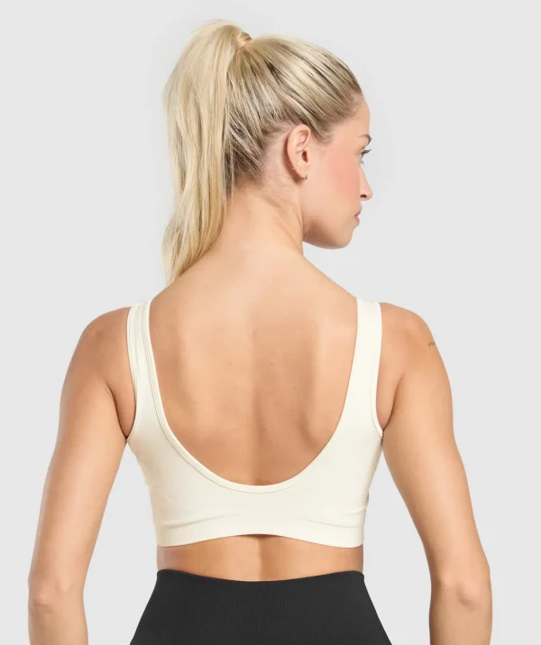 Gymshark Sports Bras*Everyday Seamless Sports Bra SoftWhite