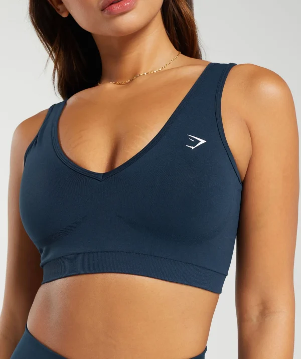 Gymshark Sports Bras*Everyday Seamless Sports Bra Navy