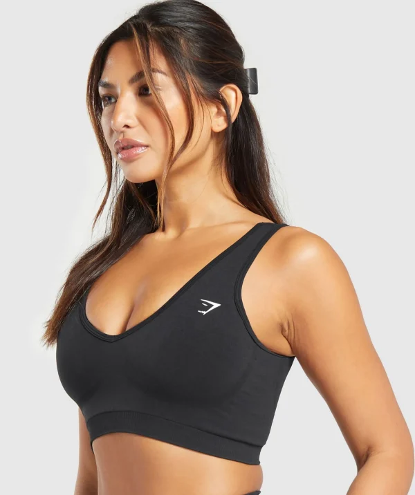 Gymshark Sports Bras*Everyday Seamless Sports Bra Black