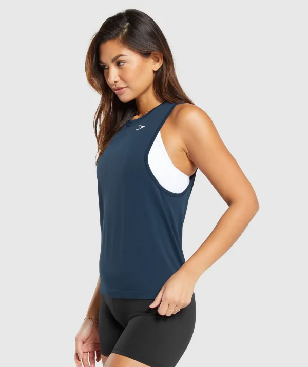 Gymshark Tank Tops | T-shirts & Tops*Everyday Seamless Tank Navy