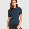 Gymshark T-shirts & Tops*Everyday Seamless T-Shirt Navy