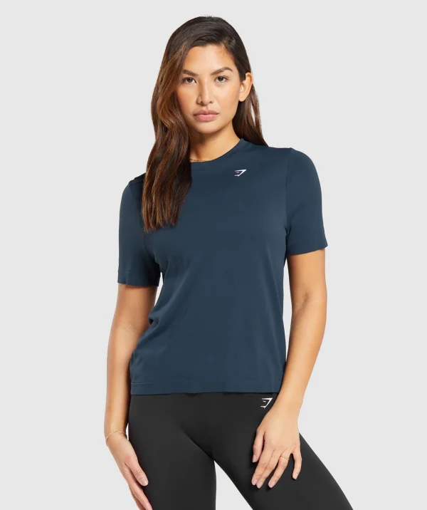 Gymshark T-shirts & Tops*Everyday Seamless T-Shirt Navy