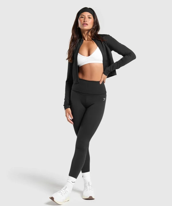 Gymshark Jackets*Everyday Seamless Zip Tracktop Black