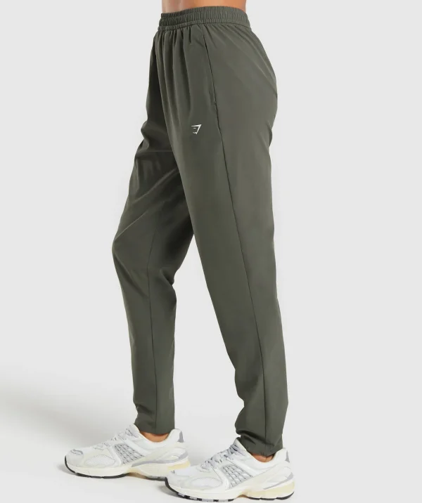 Gymshark Joggers & Sweatpants*Everyday Woven Pant StrengthGreen