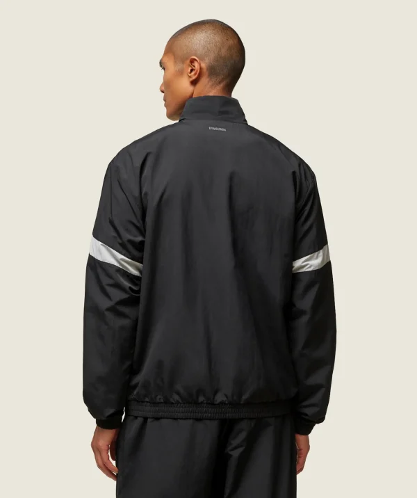 Gymshark Sweatsuits*everywear Coaches Track Jacket Black/TameGrey