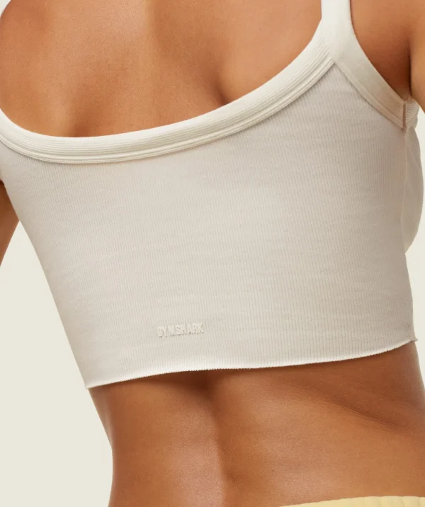 Gymshark Tank Tops | Crop Tops*everywear Ribbed Tank SoftWhite