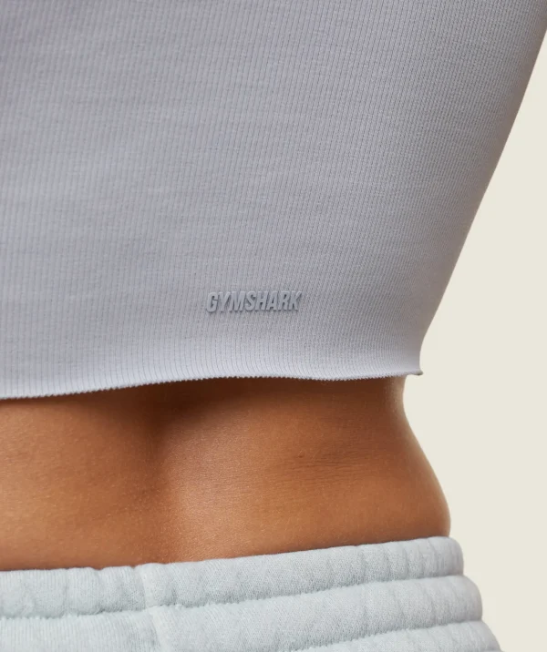 Gymshark Crop Tops | T-shirts & Tops*everywear Ribbed Tee IceGrey