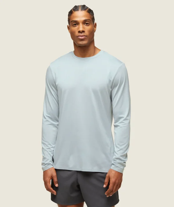 Gymshark T-shirts & Tops*everywear Tech Long Sleeve Tee IceGrey