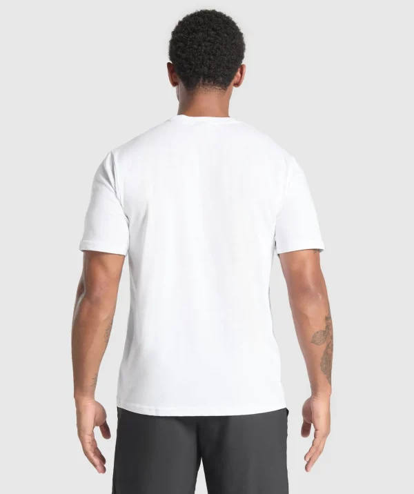 Gymshark T-shirts & Tops*Fitness Apparel Functional T-Shirt White