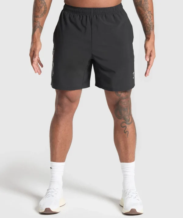 Gymshark Shorts*Fitness Apparel 7" Shorts Black