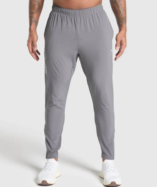 Gymshark Joggers & Sweatpants*Fitness Apparel Woven Joggers BrushedGrey