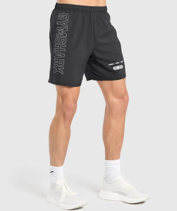 Gymshark Shorts*Fitness Graphic Shorts Black