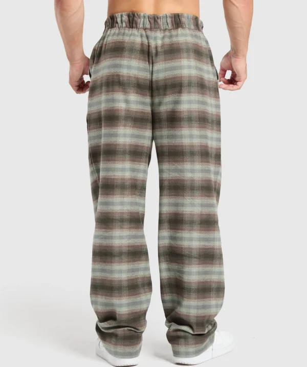 Gymshark Joggers & Sweatpants*Flannel Pants StrengthGreen