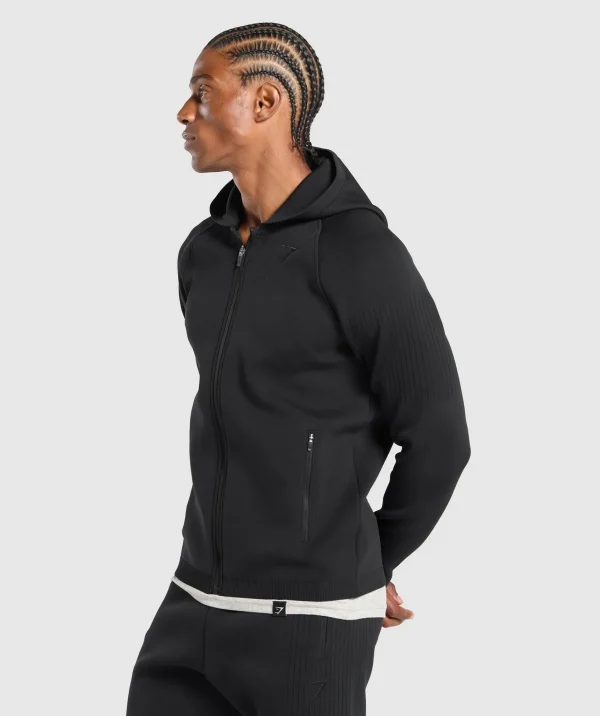 Gymshark Jackets | Hoodies & Sweatshirts*Flat Knit Zip Up Hoodie Black