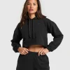 Gymshark Sweatsuits | Hoodies & Sweatshirts*Fleece Crop Pullover Black