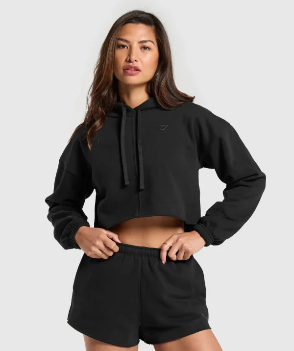 Gymshark Sweatsuits | Hoodies & Sweatshirts*Fleece Crop Pullover Black