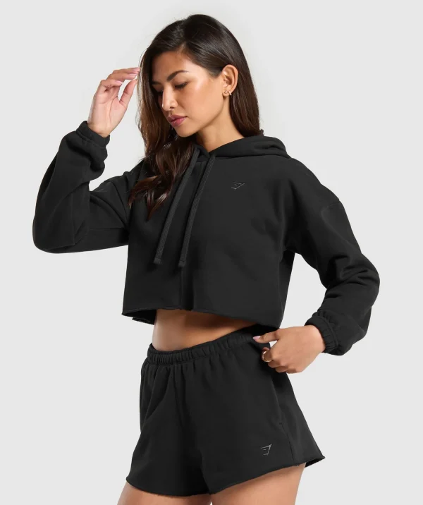 Gymshark Sweatsuits | Hoodies & Sweatshirts*Fleece Crop Pullover Black