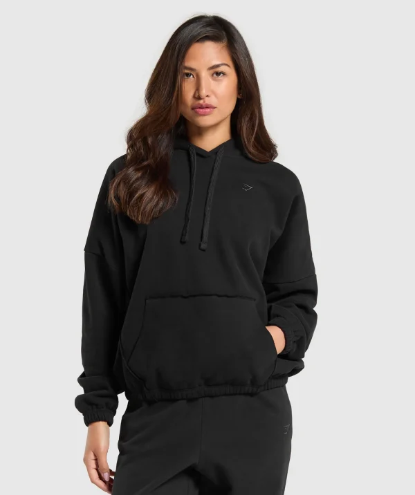 Gymshark Hoodies & Sweatshirts*Fleece Oversized Hoodie Black