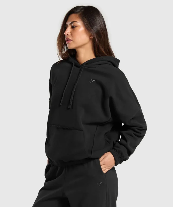 Gymshark Hoodies & Sweatshirts*Fleece Oversized Hoodie Black