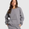 Gymshark Hoodies & Sweatshirts*Fleece Oversized Sweatshirt MediumGrey