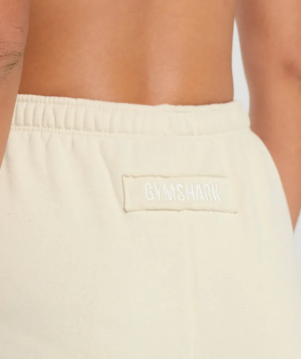 Gymshark Shorts*Fleece Shorts EcruWhite