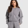 Gymshark Sweatsuits | Hoodies & Sweatshirts*Fleece Zip Hoodie MediumGrey