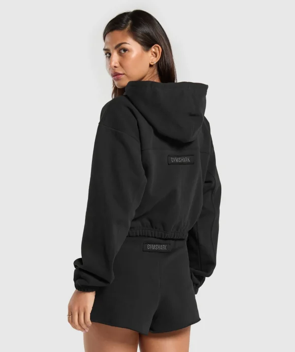 Gymshark Hoodies & Sweatshirts*Fleece Zip Hoodie Black