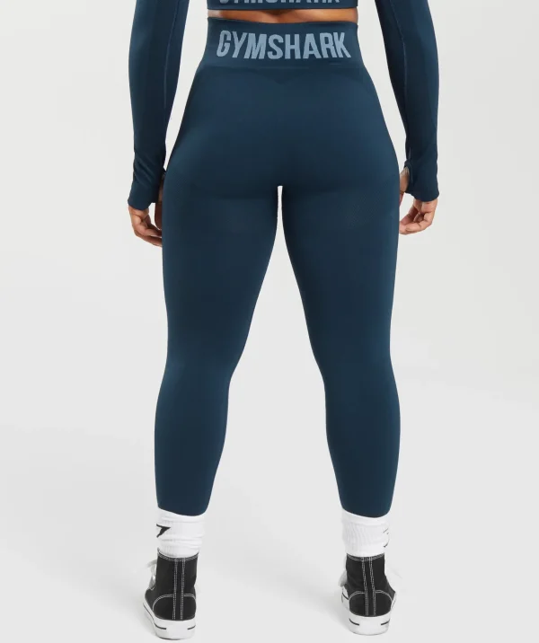 Gymshark Leggings | Seamless Leggings*Flex High Waisted Leggings Navy/DenimBlue