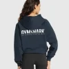 Gymshark Hoodies & Sweatshirts*Fraction Hoodie Navy