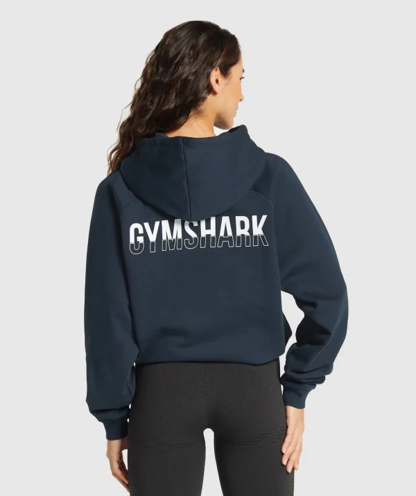 Gymshark Hoodies & Sweatshirts*Fraction Hoodie Navy