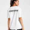 Gymshark T-shirts & Tops*Fraction Oversized T-Shirt White